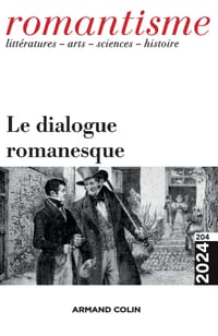 Romantisme N°204 2/2024: Le dialogue romanesque cover