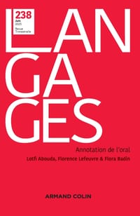 Langages N° 238 2/2025: Annotation de l'oral cover