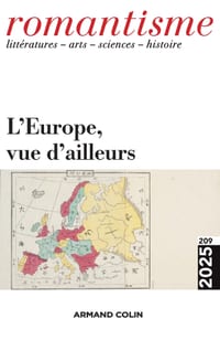 Romantisme N°209 3/2025: L'Europe, vue d'ailleurs cover