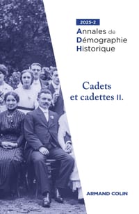 Annales de démographie historique n°2/2025 cover