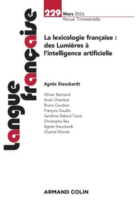 Langue française N°229 1/2026 cover