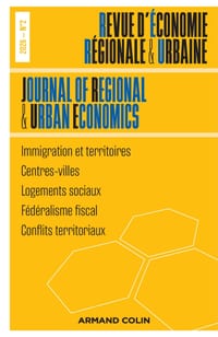 Revue d'économie régionale et urbaine N°2/2026 cover