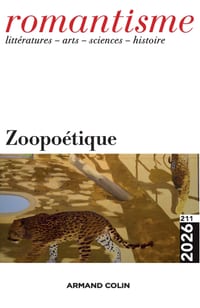 Romantisme N°211 1/2026: Zoopoétique cover