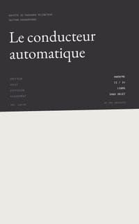Le conducteur automatique cover