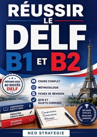 Réussir le DELF B1 et B2: Cours complet, méthodologie, fiches de révision, QCM et sujets corrigés cover