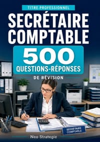 Titre professionnel secrétaire comptable: 500 questions réponses et fiches de révision essentielles cover
