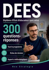 DEES Diplôme d'État d'éducateur spécialisé: 300 Questions Réponses pour réviser et réussir son DE cover
