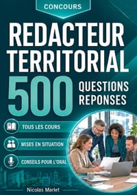 Rédacteur territorial 500 questions réponses: Programme complet conseils pour l oral cover