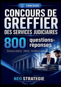 Concours de greffier des services judiciaires: 800 questions réponses cover