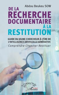 De la recherche documentaire � la restitution: Guide du jeune chercheur � l'�re de l'intelligence artificielle g�n�rative - Comprendre-Chercher-Restit cover