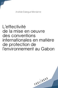 Effectivité de la mise en oeuvre des conventions internationales de protection de l'environnement: Le cas gabonais cover