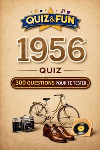 1956 - Quiz- 300 questions pour te tester cover