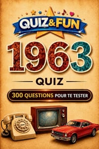 1963 - Quiz - 300 questions pour te tester cover