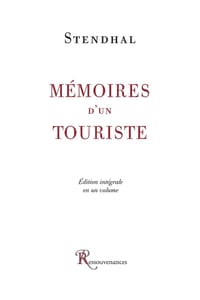 Mémoires d'un touriste cover