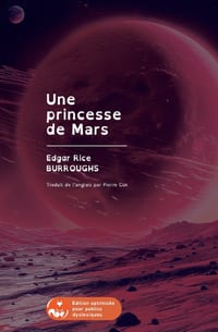 Une princesse de Mars: Édition pour public dyslexique cover