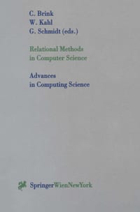 Relational Methods in Computer Science cover