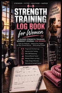 Strength Training Log Book for Women: A Guided Strength Training Workout Journal for Women: Track Your Workouts, Measure Your Progress, Set New Person cover