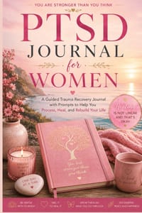PTSD Journal for Women: A Guided Trauma Recovery Journal with Prompts to Help You Process, Heal, and Rebuild Your Life cover