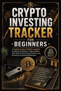 Crypto Investing for Beginners: A Cryptocurrency Investment Tracker & Crypto Portfolio Log Book for Trades, Bitcoin & Altcoins, Wallets, DCA, Entry & cover