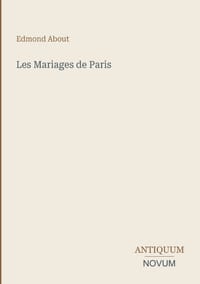 Les Mariages de Paris cover