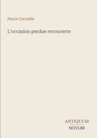 L'occasion perdue recouverte cover