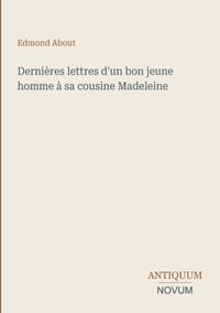Dernières lettres d'un bon jeune homme à sa cousine Madeleine cover