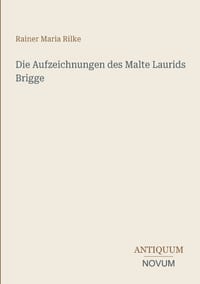 Die Aufzeichnungen des Malte Laurids Brigge cover