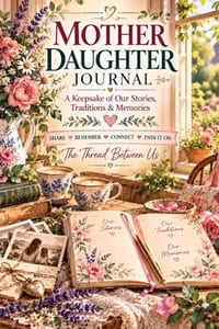 Mother Daughter Journal: A Mother & Daughter Keepsake Journal, Memory Book & Guided Notebook for Sharing Stories, Questions, Traditions, Family Histor cover