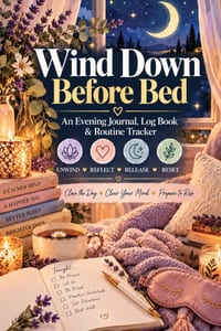 Wind Down Before Bed: An Evening Wind Down Journal, Log Book & Routine Tracker for How to Wind Down After a Long Day or Work, Clear Your Mind, Practic cover