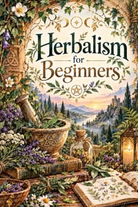 Herbalism for Beginners: A Druid Herbarium Journal for Recording Magical Plants, Brewing Recipes, Animal Transformations, Animal Companions, Seasonal cover