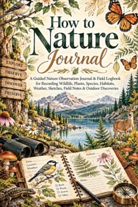 How To Nature Journal: A Guided Nature Observation Journal & Field Logbook for Recording Wildlife, Plants, Species, Habitats, Weather, Sketches, Field cover
