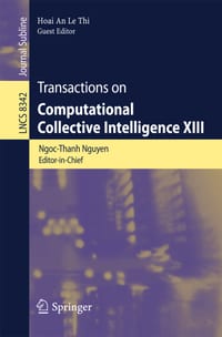 Transactions on Computational Collective Intelligence XIII cover