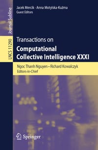 Transactions on Computational Collective Intelligence XXXI cover