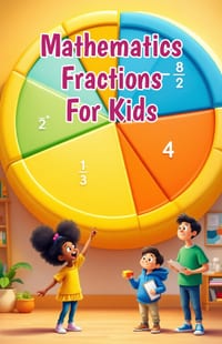 Mathematics Fractions for Kids: A Beginner's Step-by-Step Guide to Learning, Comparing, Adding, and Using Fractions - Ages 6 to 10 cover