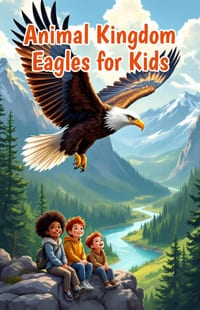 Animal Kingdom Eagles for Kids: Fascinating Facts About Bald Eagles, Golden Eagles, Hunting, Nests, Eaglets, and Wildlife Conservation cover