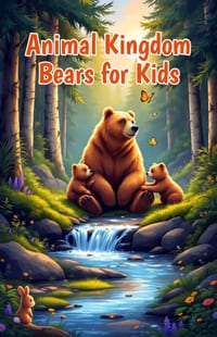 Animal Kingdom Bears for Kids: Fun Facts, All 8 Species, Habitats, Hibernation, and Wildlife Conservation for Young Nature Lovers cover