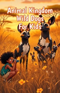 Animal Kingdom Wild Dogs for Kids: Fun Facts About African Painted Dogs, Pack Behavior, Endangered Species, and Canine Hunters Across the Savanna cover