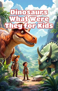 Dinosaurs What Were They for Kids: A Beginner's Guide to Prehistoric Life, Famous Species, Fossils, Extinction, and the Age of Giants cover