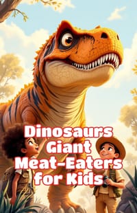 Dinosaurs Giant Meat-Eaters for Kids: T-Rex Spinosaurus Allosaurus and the Fiercest Carnivores of the Prehistoric World cover