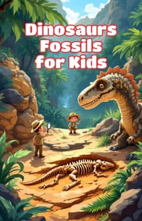 Dinosaurs Fossils for Kids: How Fossils Form, Where They Hide, and What They Reveal About Prehistoric Life cover