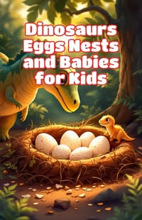Dinosaurs Eggs Nests and Babies for Kids: How Dinosaurs Hatched, Built Nests, and Raised Their Young - Fossil Science Explained for Young Readers cover