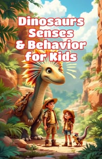 Dinosaurs Senses and Behavior for Kids: How Prehistoric Giants Saw, Heard, Smelled, Hunted, and Survived in the Ancient World cover