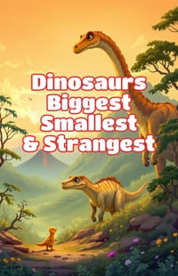 Dinosaurs Biggest Smallest and Strangest for Kids: Wild Records Weird Facts and Size Comparisons of Prehistoric Creatures cover