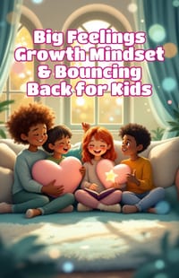 Big Feelings Growth Mindset and Bouncing Back for Kids: Teaching Children Resilience, Emotional Regulation, and Confidence Through Social Emotional Le cover
