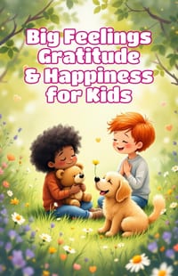 Big Feelings Gratitude and Happiness for Kids: A Social Emotional Learning Guide to Thankfulness, Positive Mindset, and Finding Joy Every Day cover