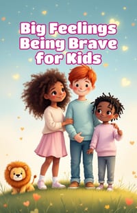 Big Feelings Being Brave for Kids: A Social Emotional Learning Guide to Courage, Confidence, and Facing Fears for Ages 4-8 cover