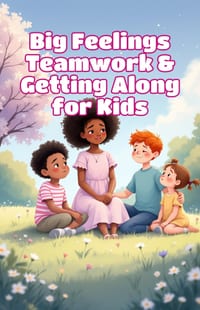 Big Feelings Teamwork and Getting Along for Kids: A Social Emotional Learning Guide to Cooperation, Friendship, and Conflict Resolution for Ages 4-8 cover