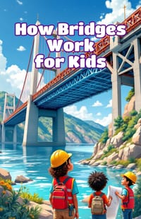 How Bridges Work for Kids: Why Bridges Stand Up: Forces, Load, and Engineering Explained for Young Readers cover