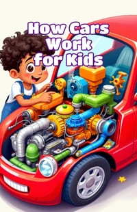 How Cars Work for Kids: A Beginner's Illustrated Guide to Engines, Wheels, Electric Vehicles, and the Science of Machines cover