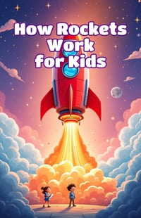 How Rockets Work for Kids: A Beginner's Guide to Rocket Science, Space Exploration, Fuel, Launch, and Aerospace Engineering cover